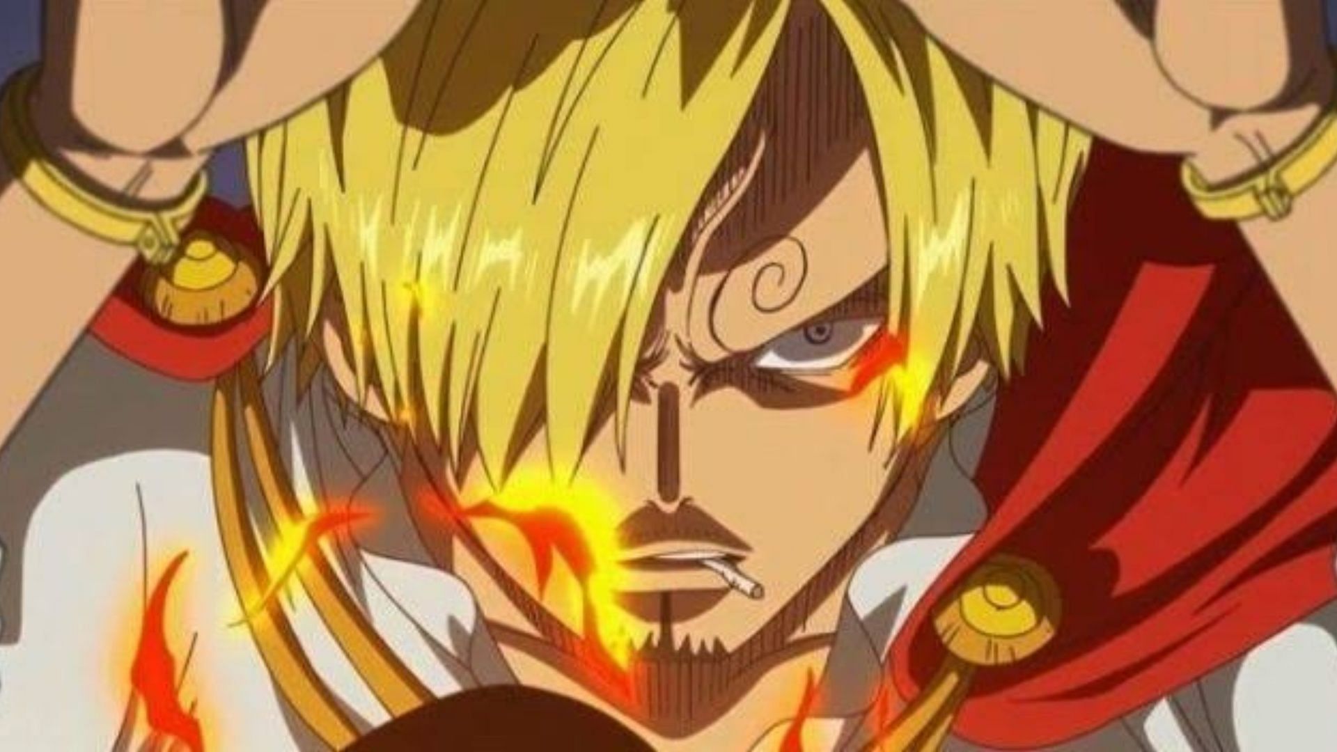 Sanji as seen in the anime (Image via Toei Animation)